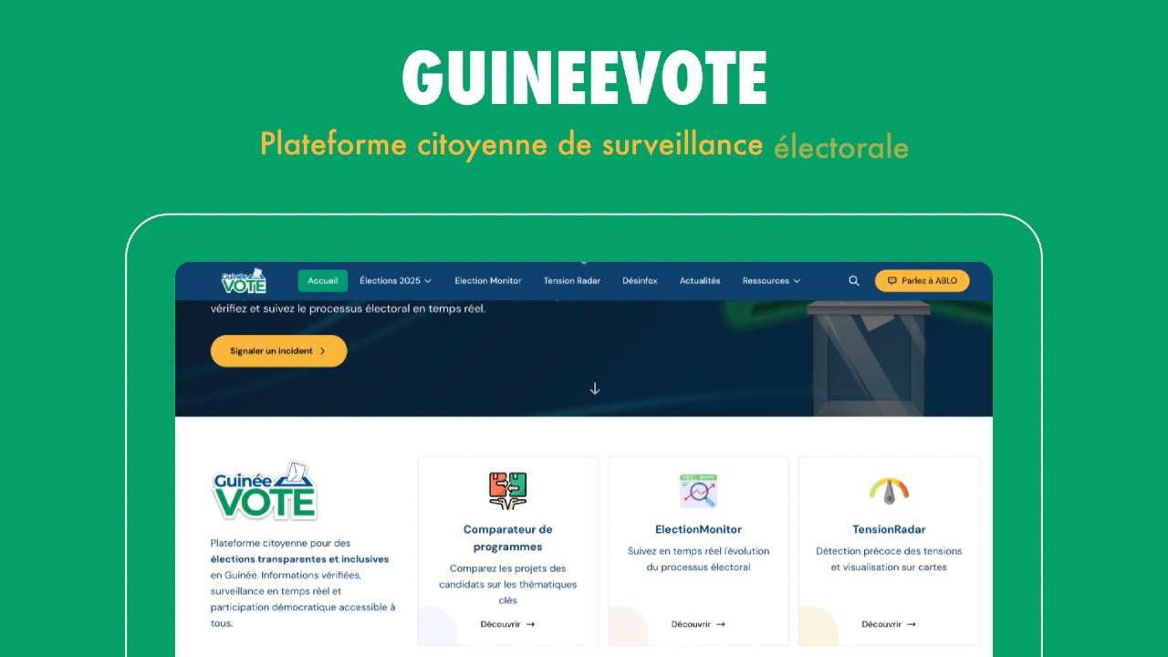 Découvrez #GuinéeVote